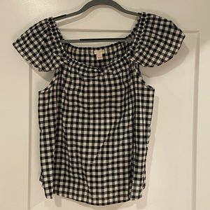 J Crew off the shoulder top